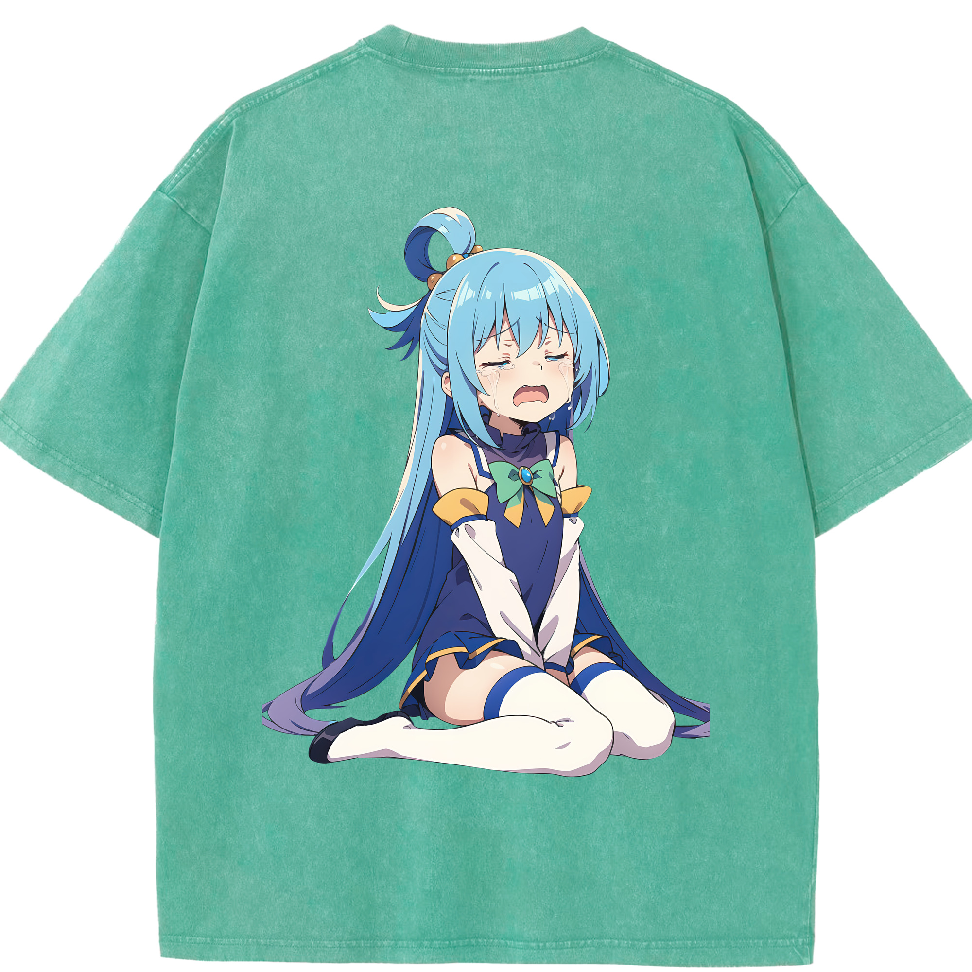 （画像用） 転スラ Regarding Reincarnated to Slime 綿100% ヴィンテージ風 半袖Tシャツ（背面プリント）